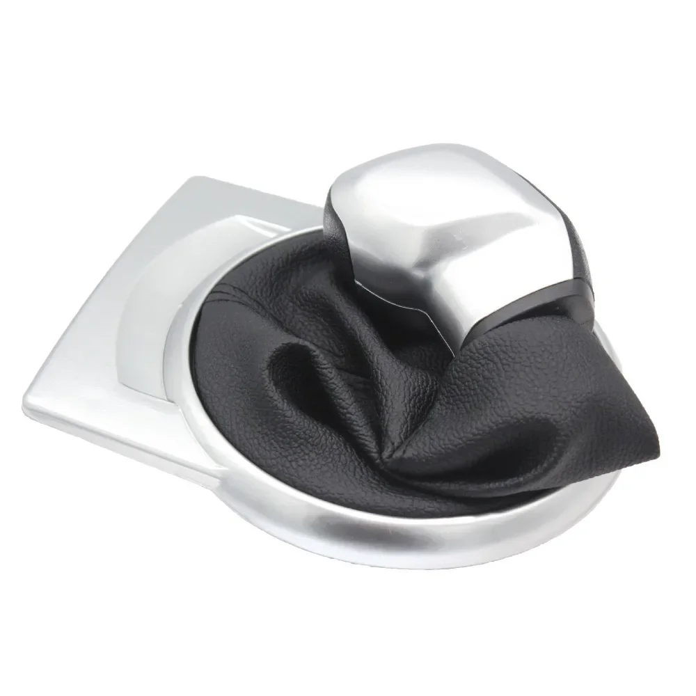 Car Gear Head Shift Knob Lever Head With Leather Dustproof Cover for Citroen C4 MK1 All Black Car Shift Hand Ball Dust Cover 4