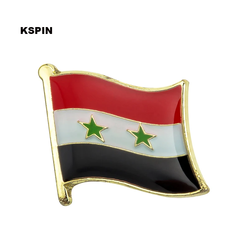 Syria  Flag Laple Pin Badge Brooch