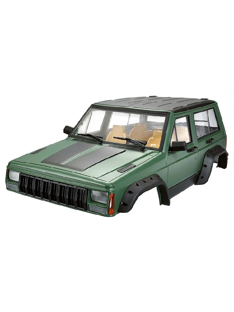 Verkoop Geschilderd Hard Plastic 313mm Wielbasis Cherokee Body Shell voor 1/10 RC Crawler Auto Axiale SCX10 & SCX10 II 90046 90047,2 - afbeelding 2