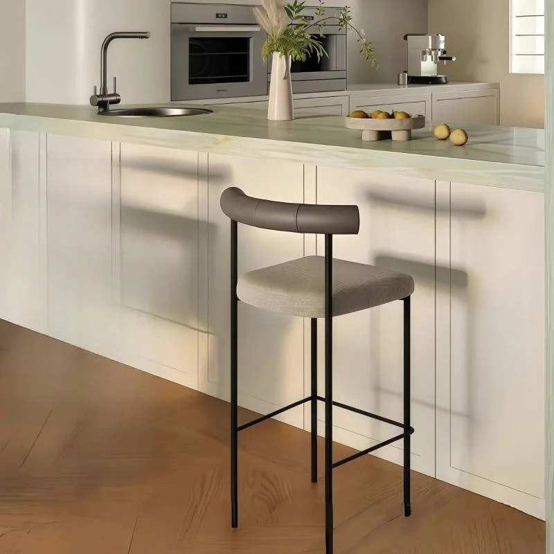 

Elegant Decorative Bar Chair Designer Stainless Nightclub Accent Bar Chair Office Height Bancos De Barra De Cocina Bar Furniture