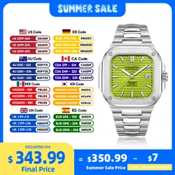 FARASUTE Automatic Mechanical Luxury Men's Watch Miyota9019 Movement Ultrathin 8.9mm Luminous 5ATM Waterproof Wristwatches Male