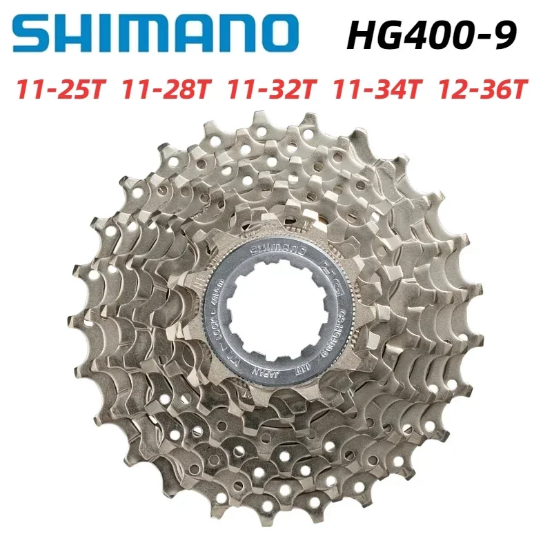 SHIMANO ALIVIO HG400 9v Cassette Sprocket 9-Speed - HYPERGLIDE - Trekking 11-25T 11-28T 11-32T 11-34T 11-36T 12-36T Original