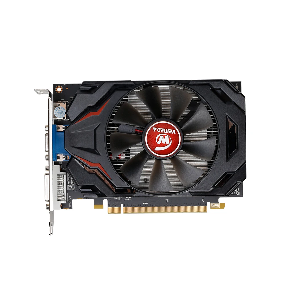 Veineda – carte graphique originale R7 350, 2 go GDDR5, DP, DVI, pour jeux ATI Radeon