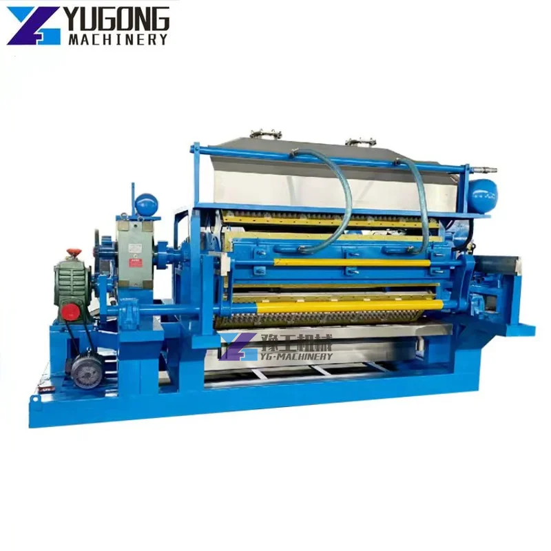 Paper Making Machines Factory Small Automatic Egg Tray Machine High Efficiency Pulp Egg Tray Egg Box Forming Machine