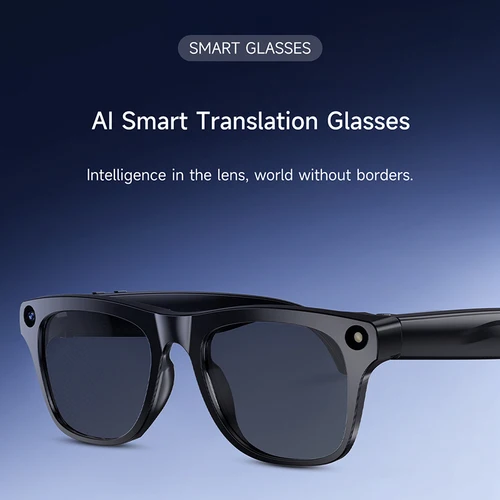 Imagen 2 del producto Gafas de cámara inteligente Xiaomi, lentes fotocromáticas multifunción 4K, llamadas Bluetooth, asistente de voz, reproductor de música, traducción
