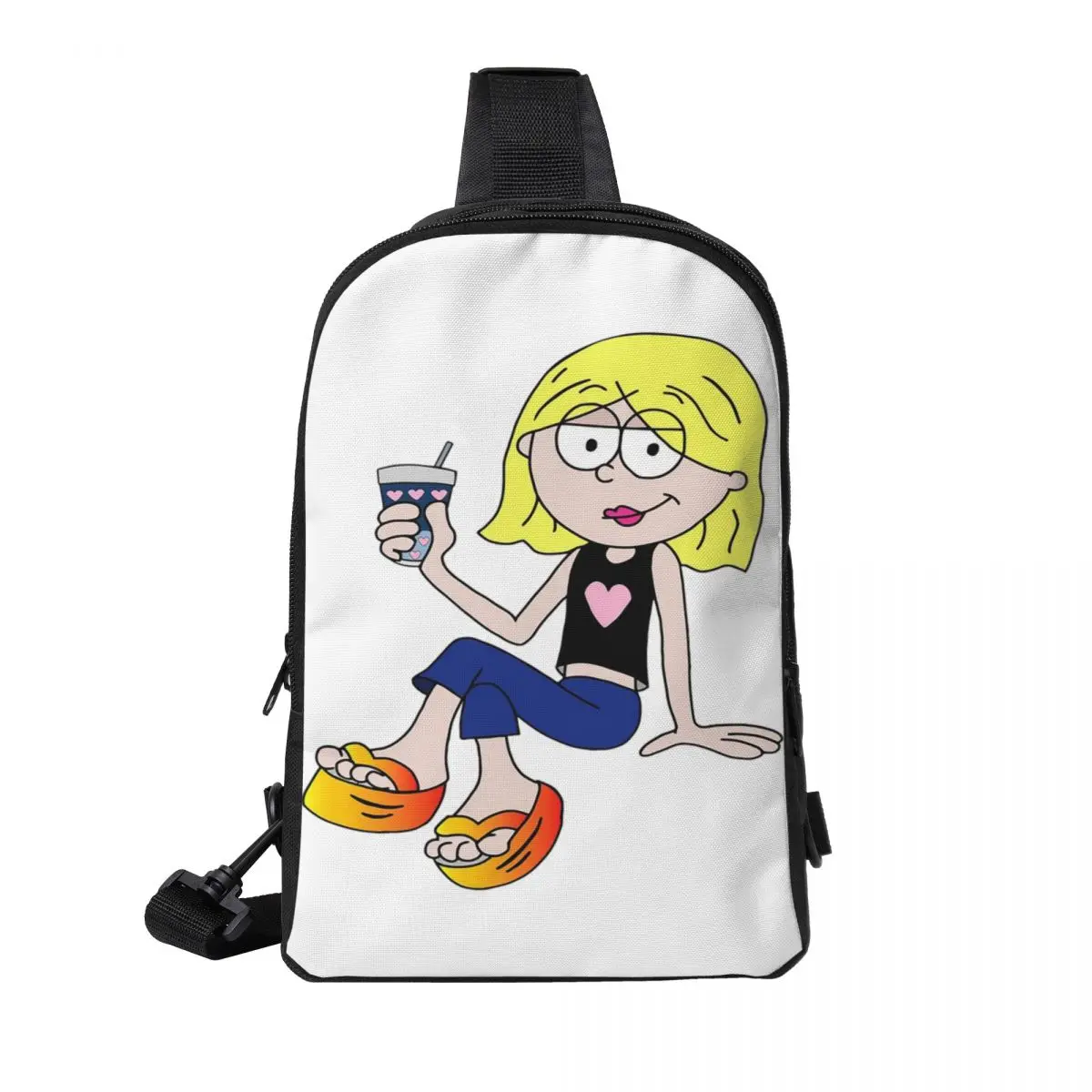 

Lizzie Mcguire мультфильм нагрудная сумка мужской слинг рюкзак через плечо нагрудная сумка дорожный походный рюкзак сумка на плечо