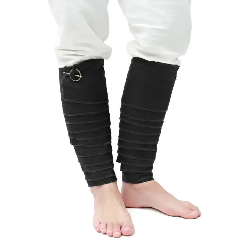 WENAM القرون الوسطى 138 "الساق يلتف للرجال مع دبابيس بروش الفايكنج القراصنة تأثيري حلي التاريخية العجل ضمادة الساق التفاف Winingas