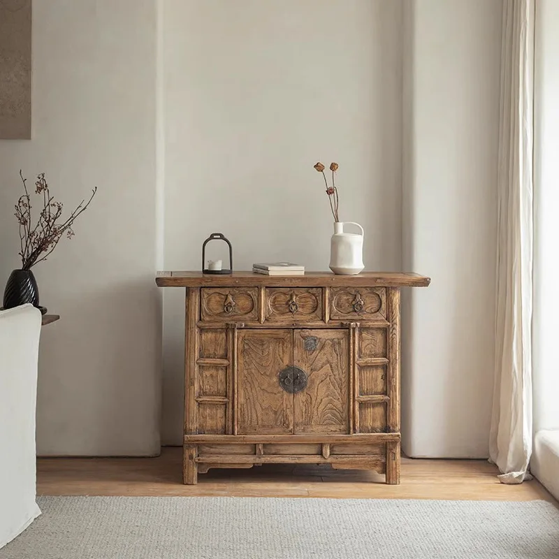 

Chinese old cabinet restoration, antique carved cabinet, folk old cabinet