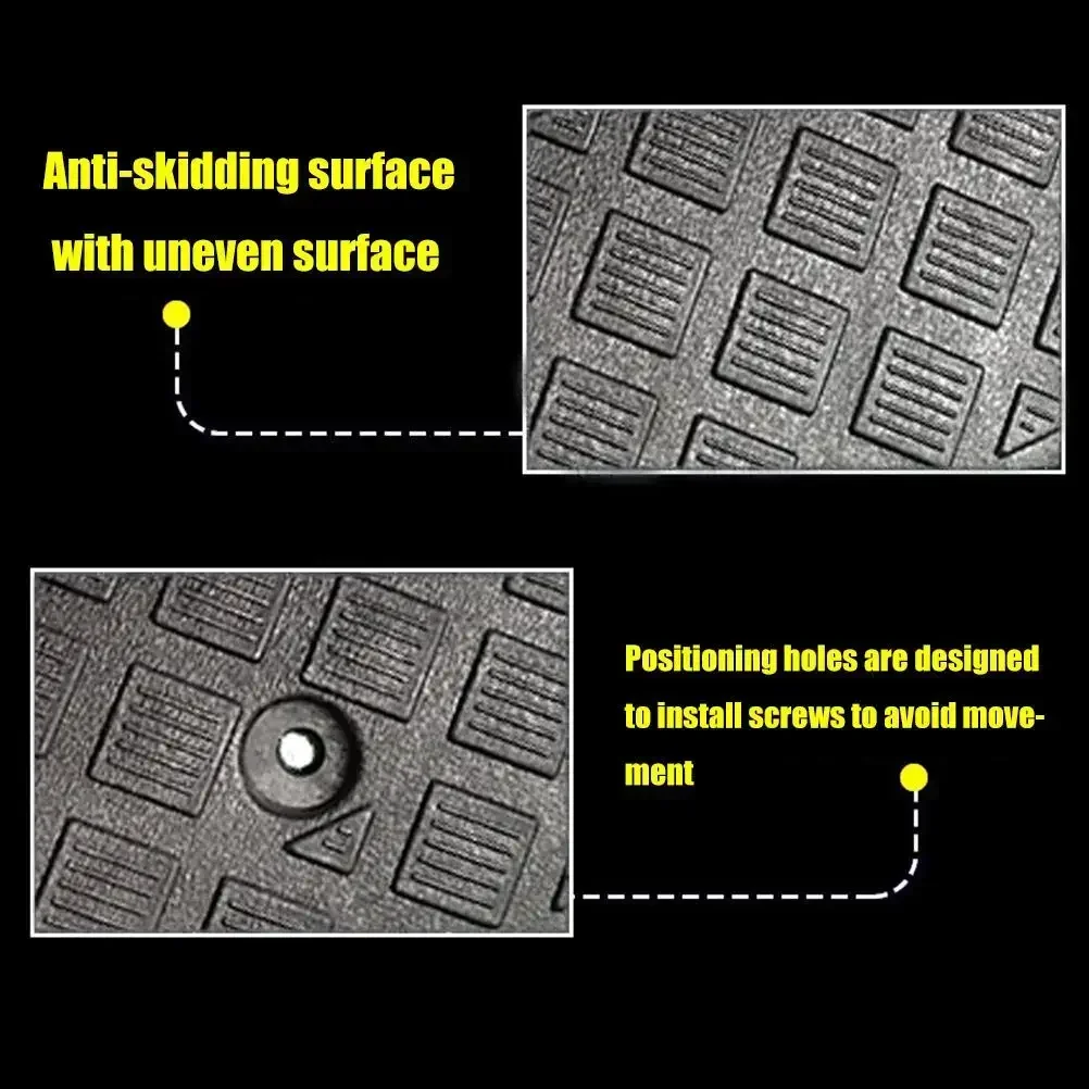 Random Color Auto Car Threshold Ramp Plastic Portable Curb Ramp Anti Slip Lightweight Threshold Ramp For Car Trailer Truck Bike