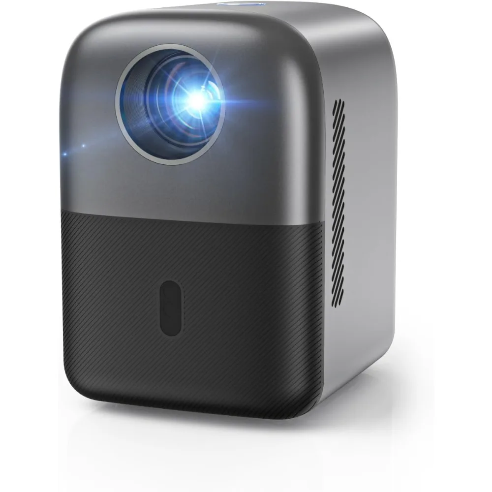 

Electric Focus Mini Projector with 75% Zoom, Low Noise Sealed Design, Bluetooth Portable for Phone Laptop HDMI USB