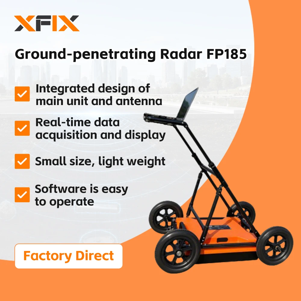 XFIX Ground-penetrating Radar FP185  Applicable to Engineering Survey Municipal Pipelines Roads and Bridges
