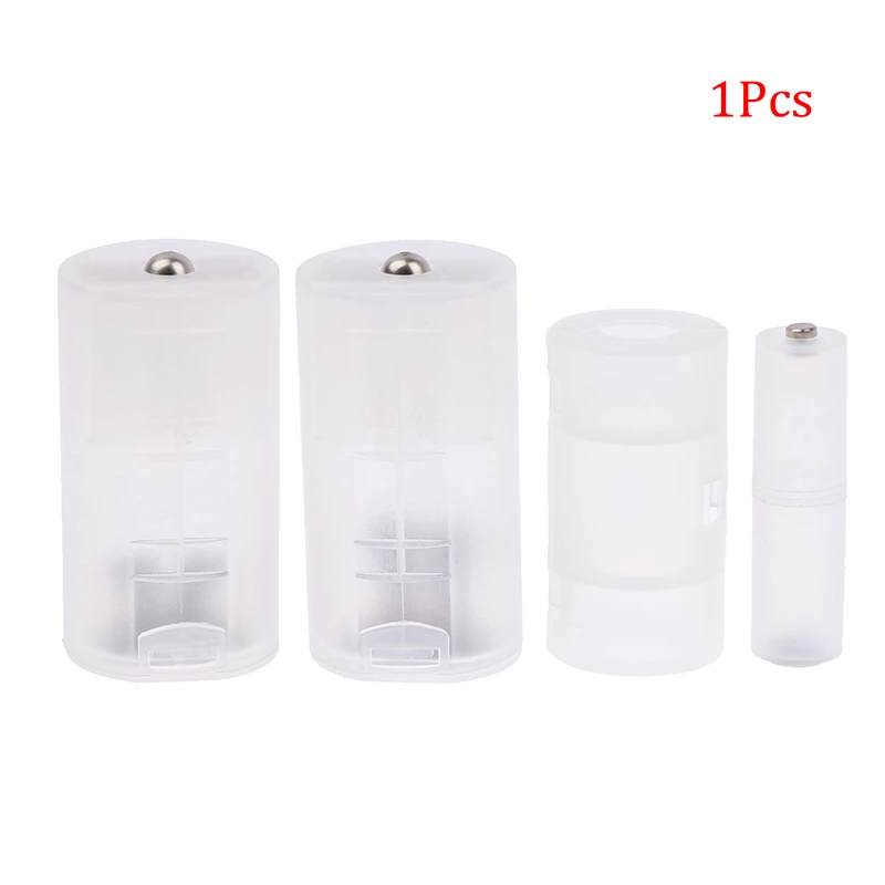 1Pcs AAA to AA/AA to C/D Battery Combination Adaptor Case Storage Box Converter