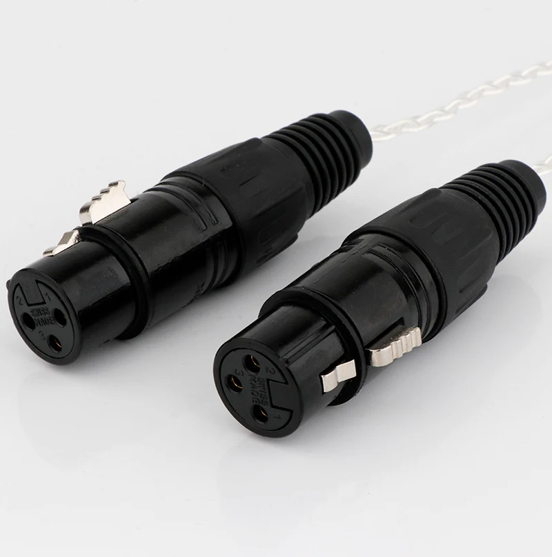 HiFi 4,4mm auf 2XLR Audiokabel 3-Pin XLR auf 4,4mm Buchse Audio-Adapterkabel 4,4mm TRRRS-Stecker für Verstärker Lautsprecherkabel – Detail 5