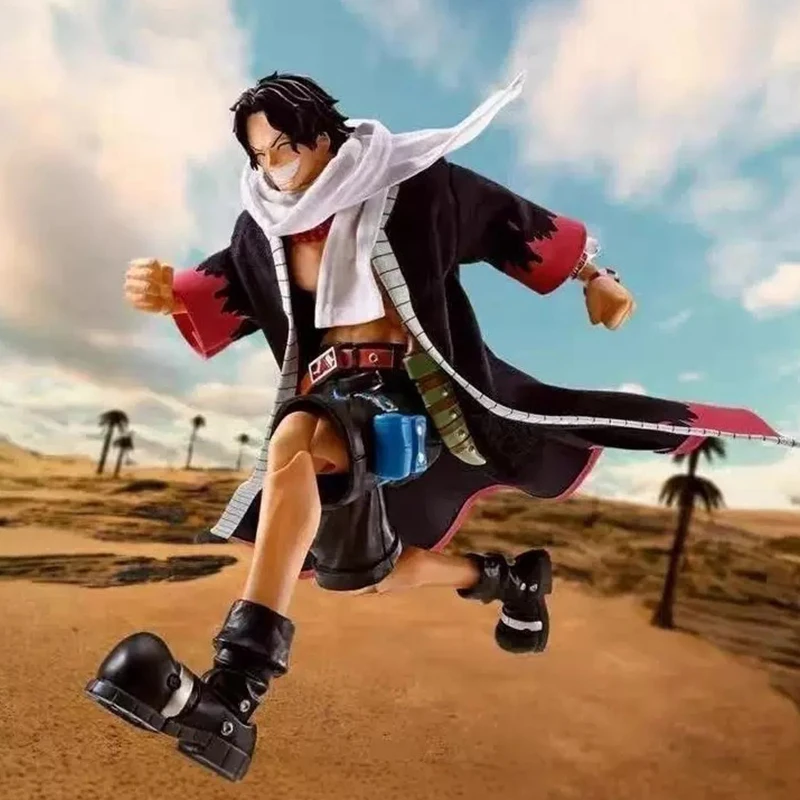 قطعة واحدة Portgas D Ace عمل الشكل SHF النار قبضة Ace أنيمي تمثال بولي كلوريد الفينيل المنقولة جمع نموذج الديكور عيد ميلاد لعبة هدية #2