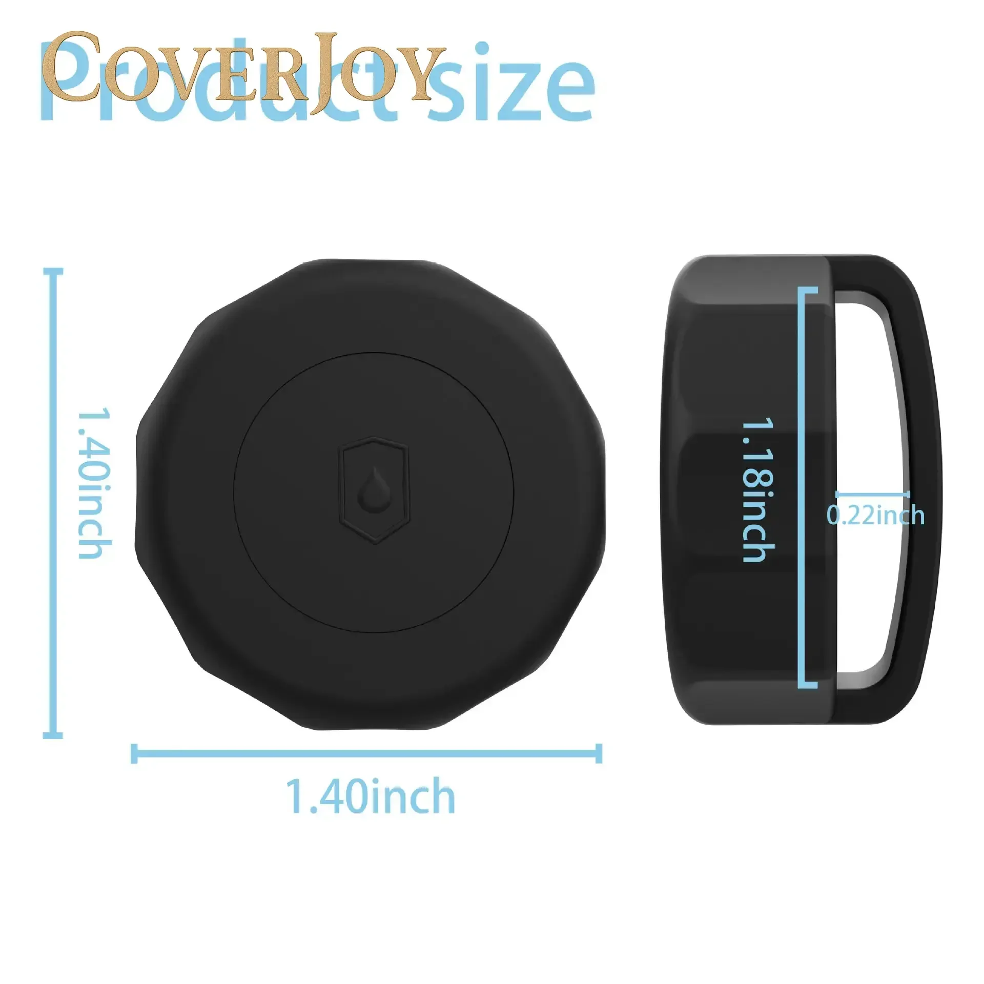 CJ ل Airtag غطاء مقاوم للماء حقيبة اليد أطواق الكلاب مكافحة خسر حامل ل علامة الهواء تعقب الملحقات سيليكون واقية ، #3