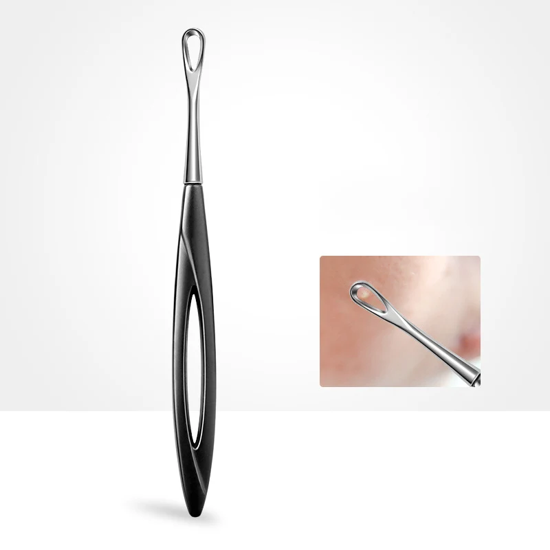 Agujas de acero inoxidable para eliminar espinillas y acné, Extractor de manchas de acné, utensilios para el cuidado de la piel facial, 1 unidad