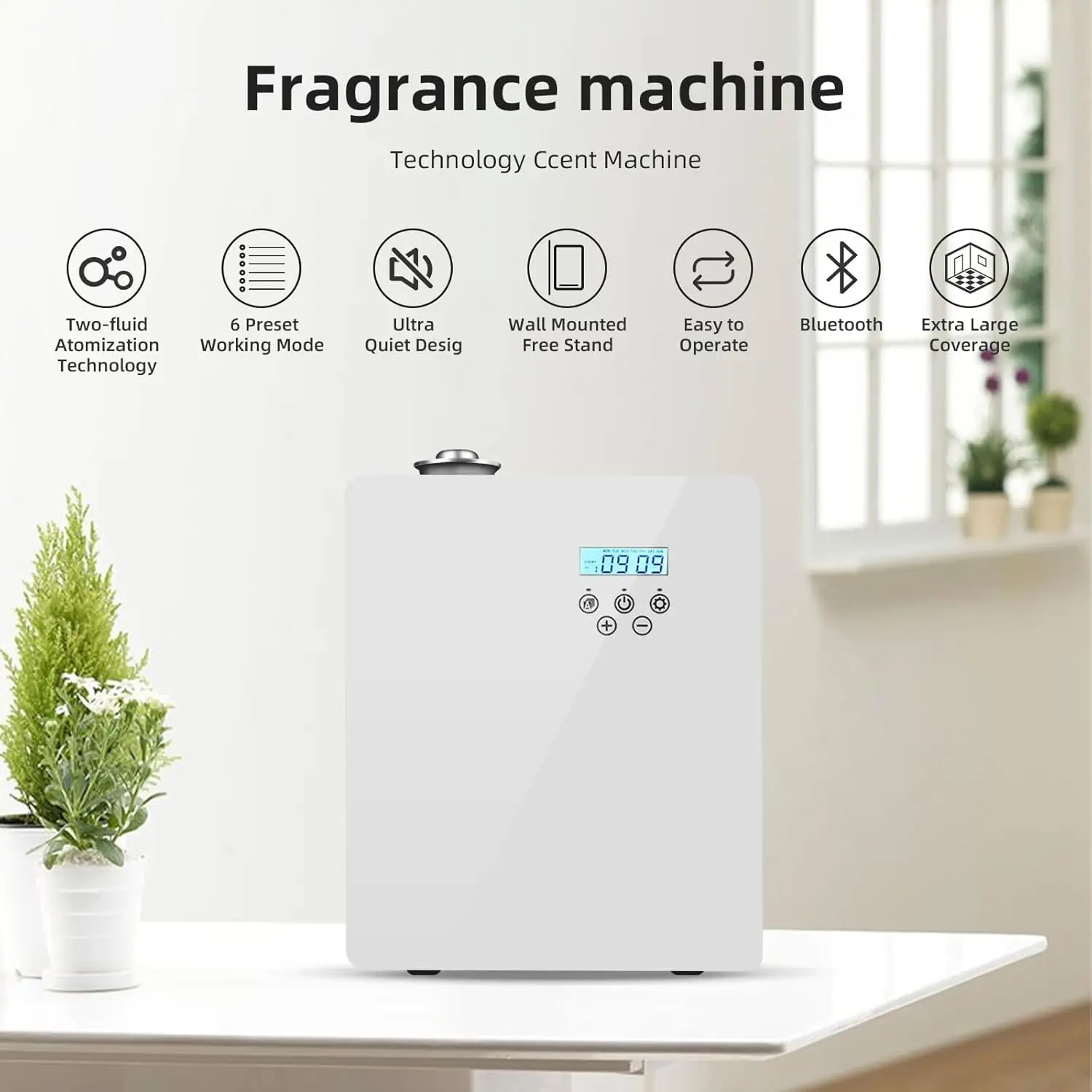 Commercial  Scent Air Machine 500ml, Sheet-Metal Professional Fragrance Machine,  Essential Oils for Home, Bu