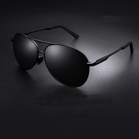 2025 Aviation Metail Frame Polarized Sunglasses Men Color Changing Sun Glasses Night Vision Pilot Male  Glasses Driving  UV400