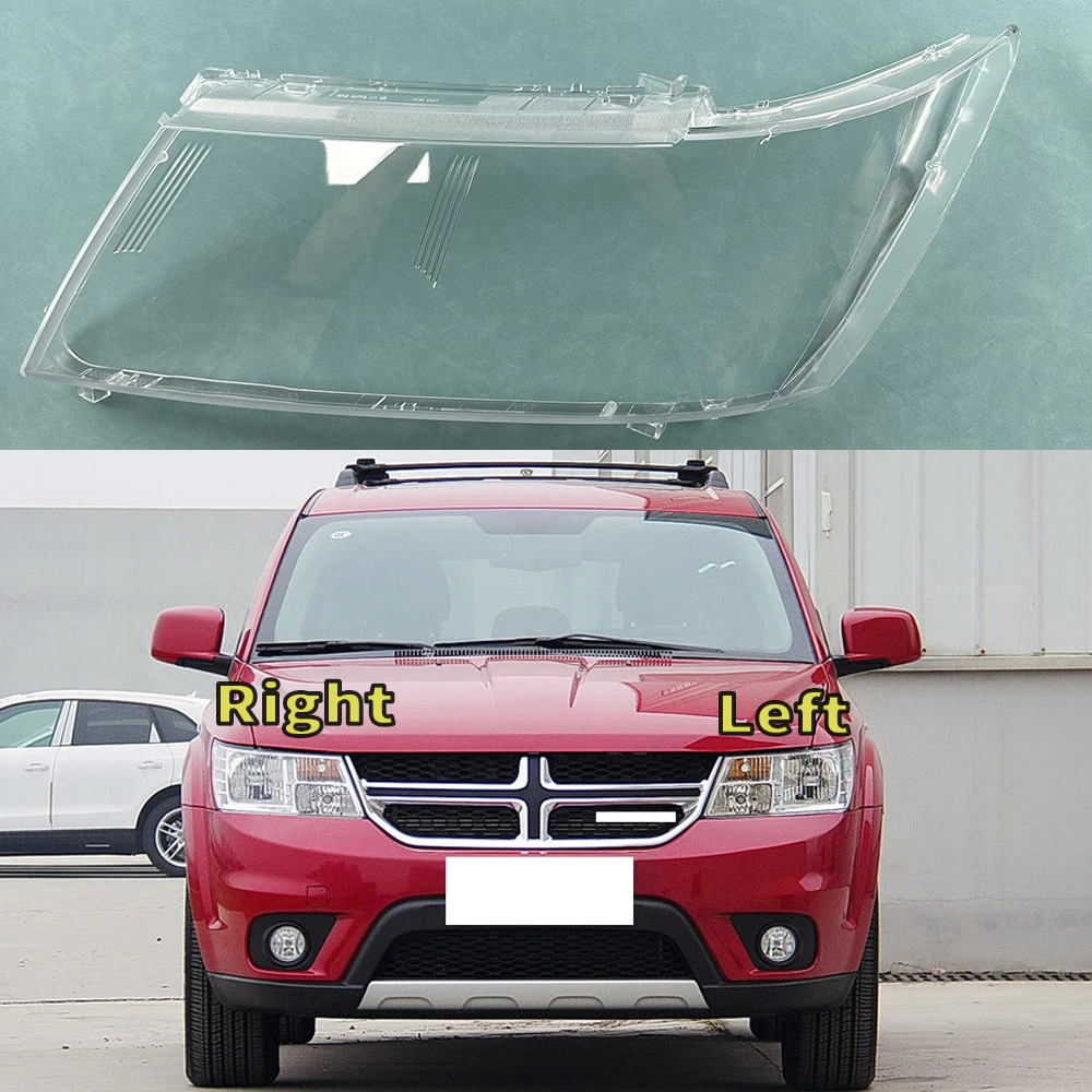 

For Dodge Journey 2009 - 2015 Car Front Headlight Lens Cover Auto Shell Headlamp Lampshade glass Lampcover Head lamp light cover