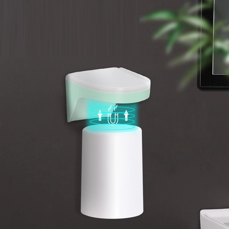 Bathroom Magnetic Suction Mouthwash Cup Wall-Mounted Drain Shelf Tooth