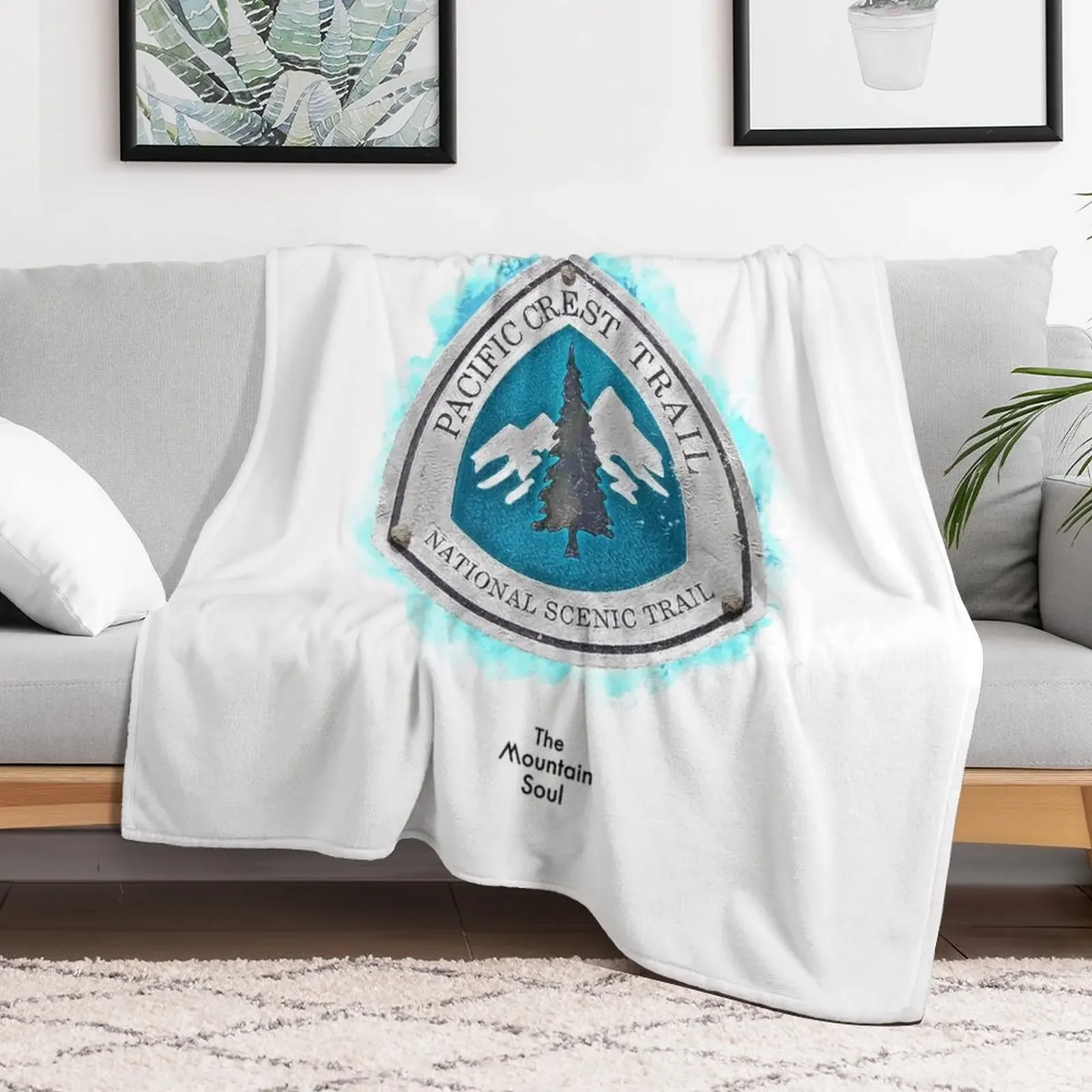 Pacific Crest Trail - PCT Trail Marker Throw Blanket warm winter Decorative Sofa Summer Beddings Bed Fashionable Blankets