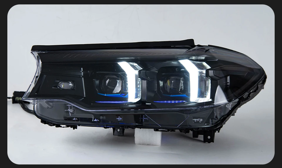 AKD LED Car Lights for BMW 5 Series G30 2017-2020 G31 525i 530i 535i G38 Headlight Projector Lens Head Lamp DRL Signal Auto Accessories