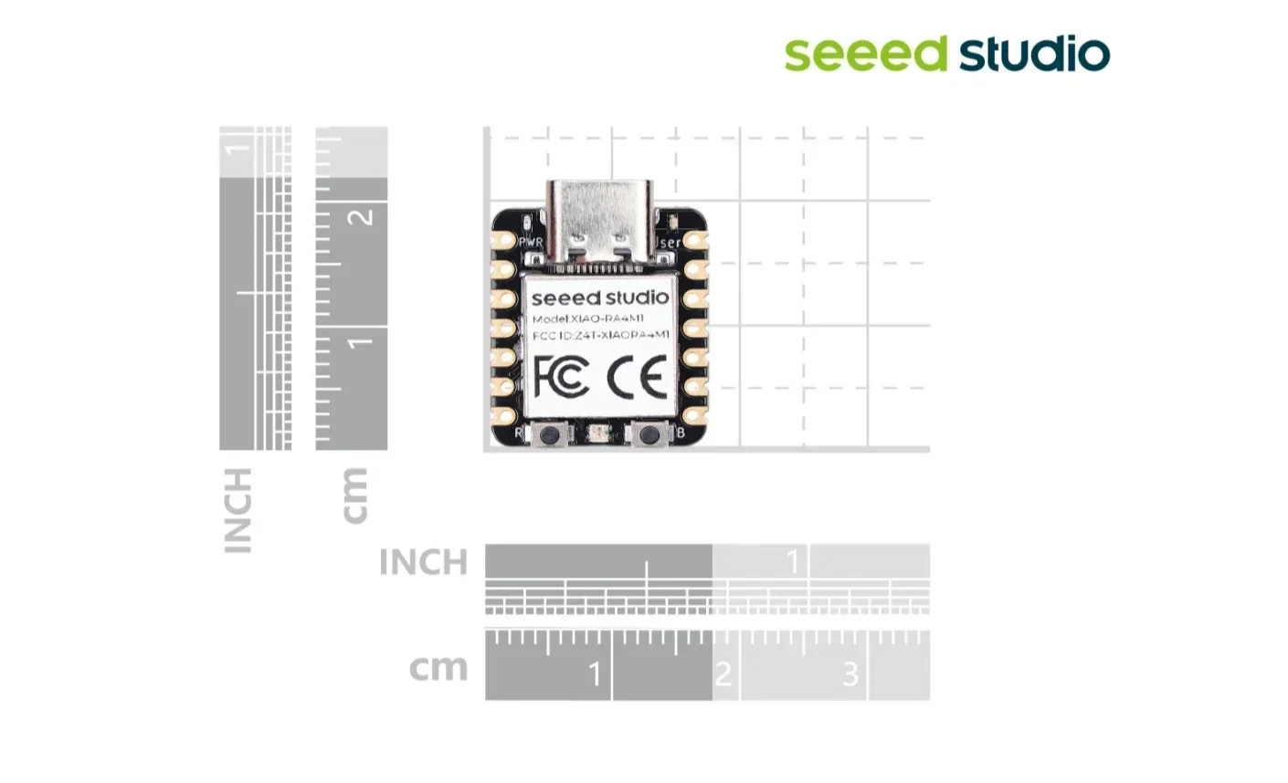 XIAO RA4M1 - Placa de dev mais pequena baseada em Renesas RA4M1 Arduino de 32 bits pronto para IDE 19 GPIO RGB LED CAN BUS USB 2.0