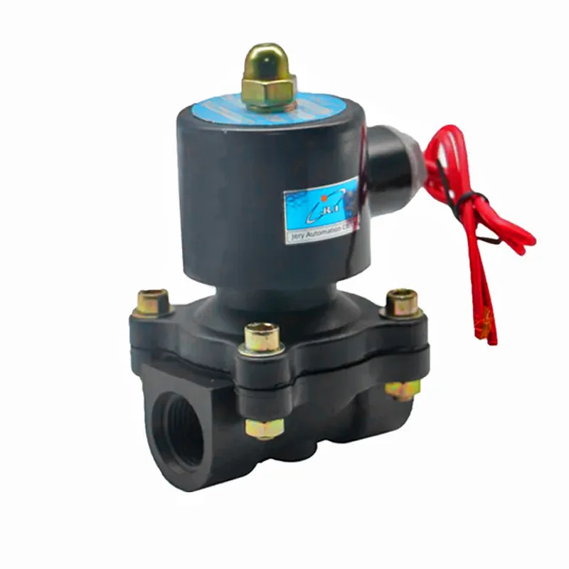 Magnetventil High Quality 2W160-15 1/2 Inch 24v DC Direct Acting Normally Closed Waterproof Solenoid Valve Plastic Water Solenoid Valve Pneumatik — Detail 4