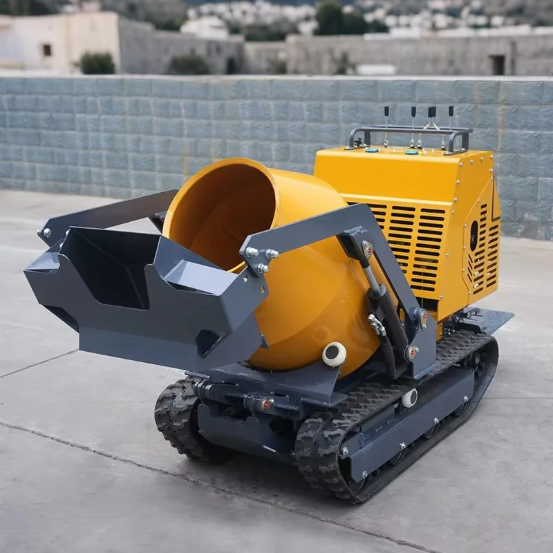 Mini Concrete Dumper Self Loading Mixer Truck Diesel Engine Compact Dumper for Construction Work view 5