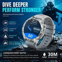 2026 Offline Map New Smart Watch 3ATM Waterproof GPS Navigation Compass Altimeter Flashlight Men 170+ Sports Bracelet Men Women - Image 3