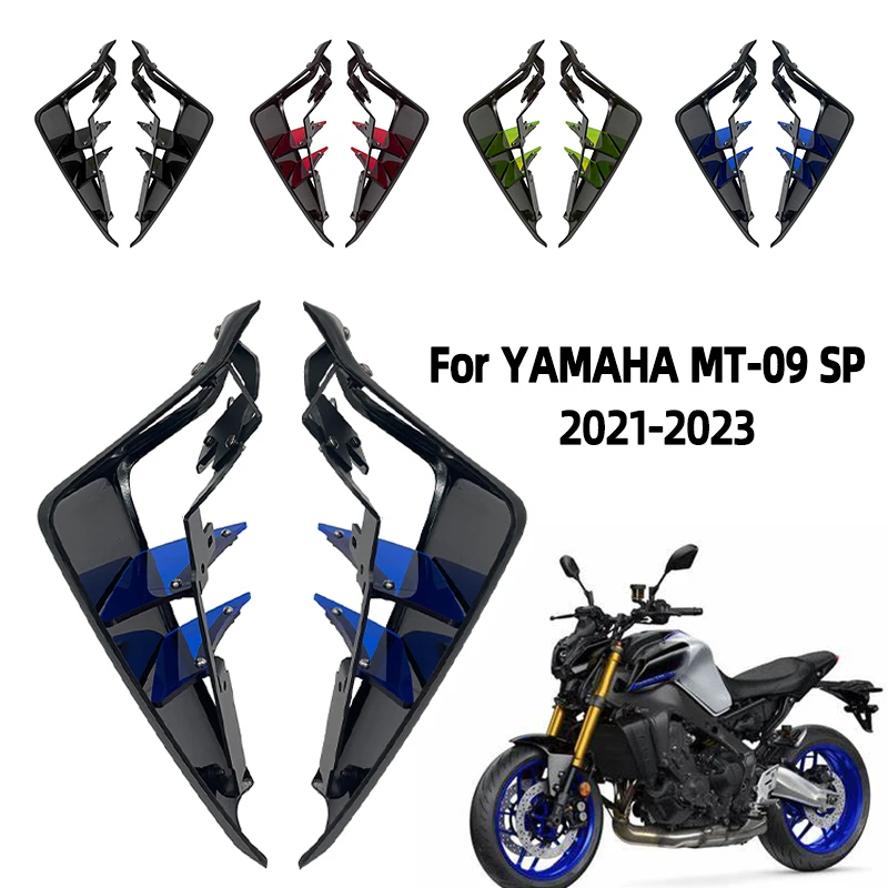 Fits for YAMAHA MT-09 SP MT09 2021 2022 2023 Motorcycle Sport Downforce Naked Side Spoilers Aerodynamic Wing Deflector