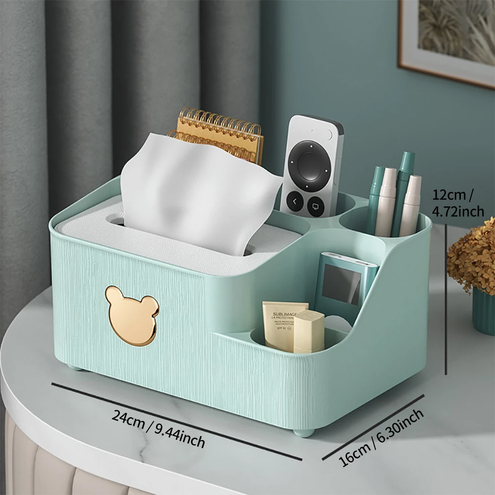 Tissue Storage Box Living Room Desktop Car Storage Multi-function Storage Box