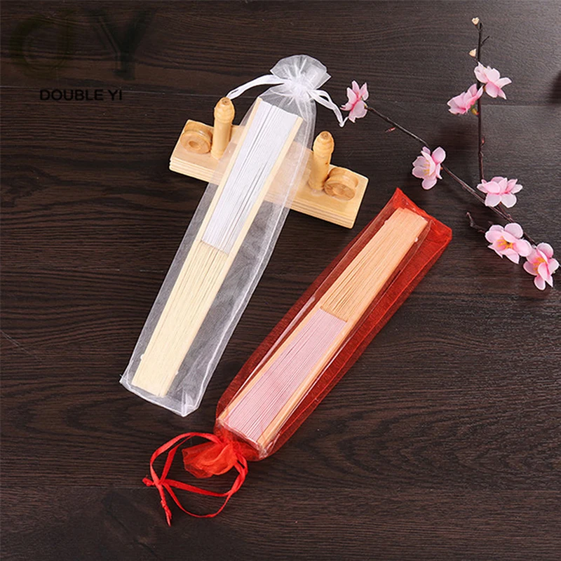 /KQM/Pack Folding Hand Fan Pouch Drawstring Organza Bags Folding Fan Pocket Bag For Outdoor Wedding Party Favor Gift Bags 10