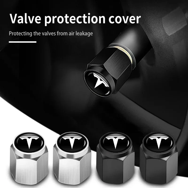 5 шт., защитная крышка воздушного клапана для автомобильных колес, пылезащитная крышка для Tesla Model 3 Y S X Roadster