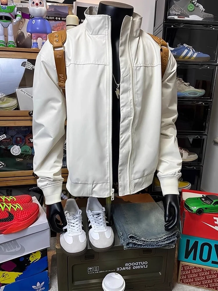 

Мужская ор бейсбольная одежда Jaet с американским воротником, осенняя футболка с защитой от футболки, верхняя одежда для пилота, мотоцикла, молодежная мода