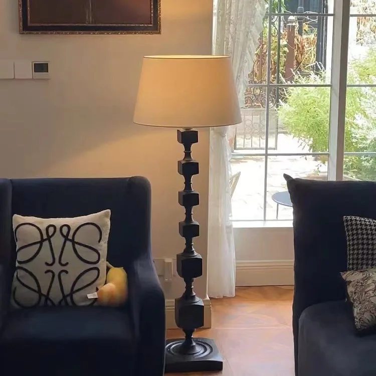 스터디룸 거실 레트로 신중국풍 고급 미국풍 분위기 중세풍 플로어 램프