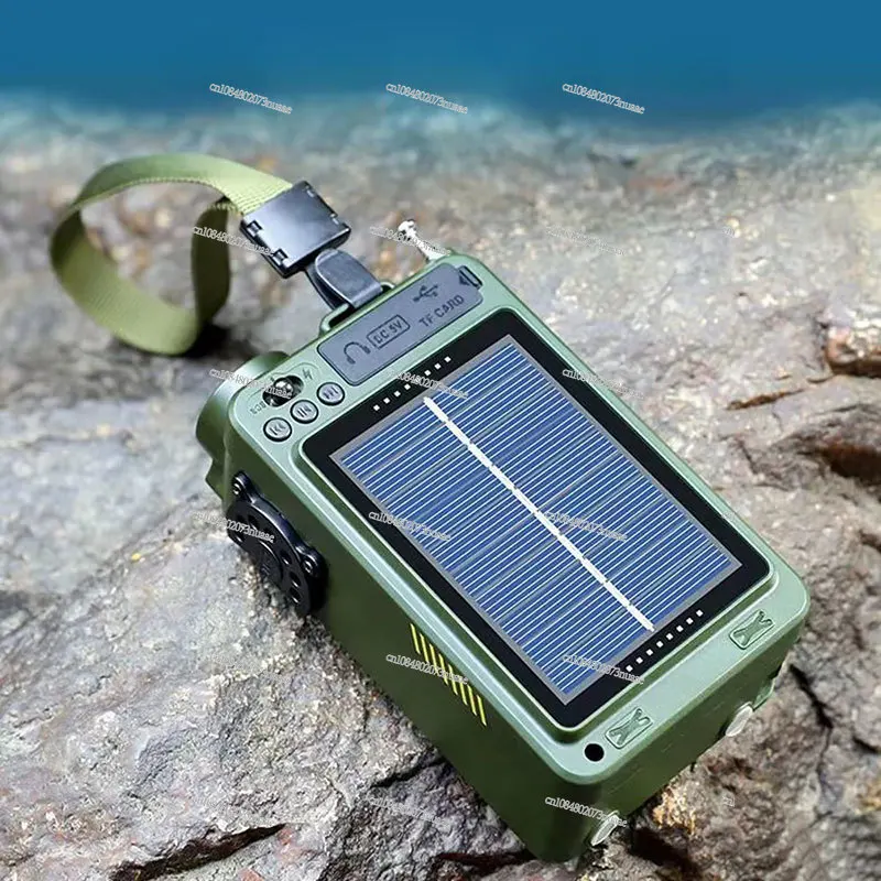 Dejin R11 multi-function emergency portable outdoor Bluetooth TF card USB playback full-band solar radio