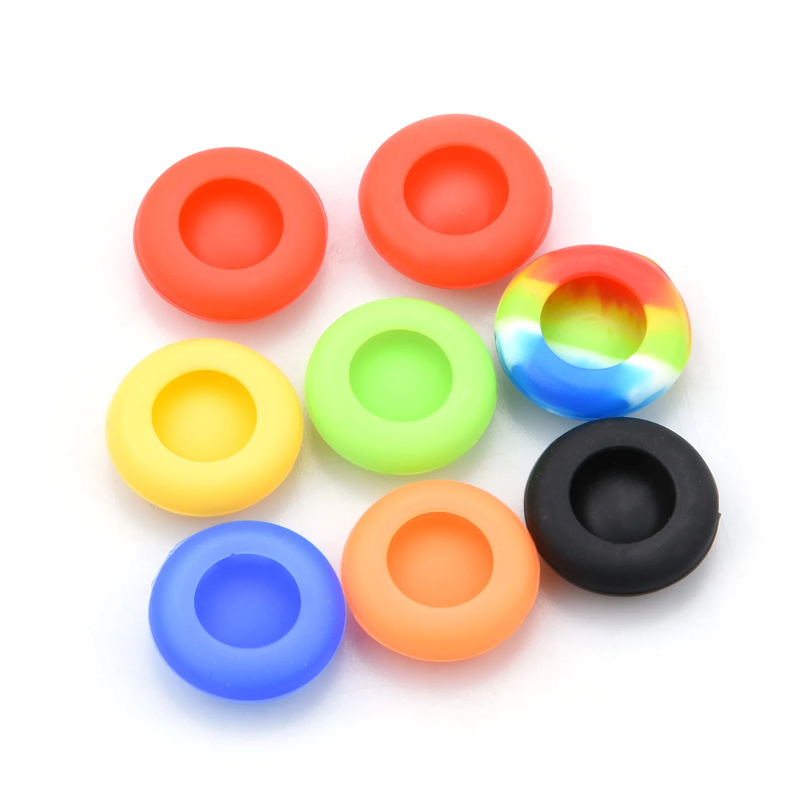8 Pc Siliconen Multi Kleuren Gel Analoge Duimgreep Stick Handvat Rock Caps Voor PS4/PS3 Xbox 360/Xbox One Controller Willekeurige Kleuren