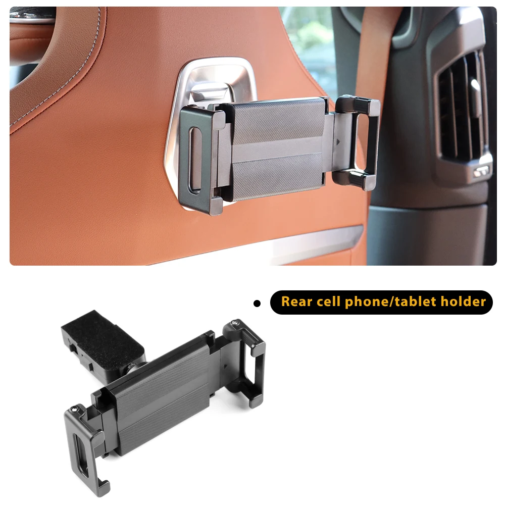 

Для BMW G45 IX i5 G60 G05 G06 G61X3 X5 X6 5 Series 7 Series 2025 Автомобильное заднее сиденье Мультимедиа Специальная поддержка Pad Держатель телефона Накладка