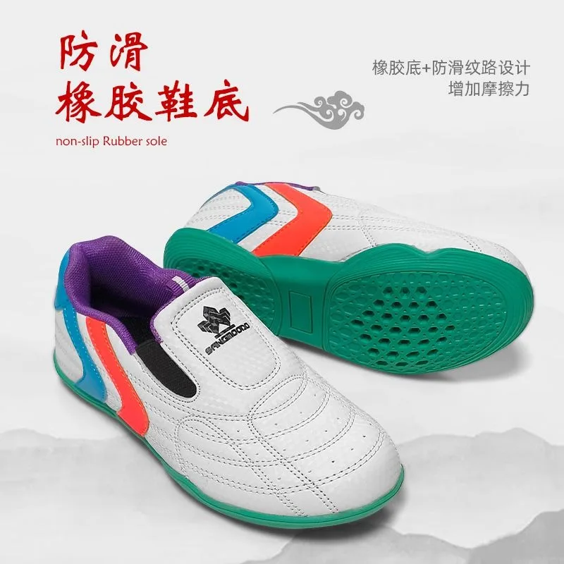 

Classic Brand Unisex Professional Wushu Sport Training Shoe Taekwondo Competition Sneakers Top Quality Gym Training Shoe 36-46