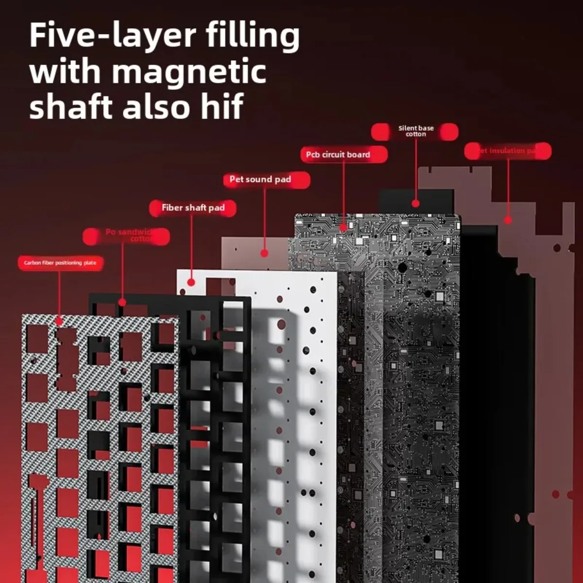 

AULA Hero 68pro 68Ultra 8000hz Mechanical Keyboard with Magnetic Keys 0.05RT Accuracy 256k Scanning Rate RGB Neon Light Box