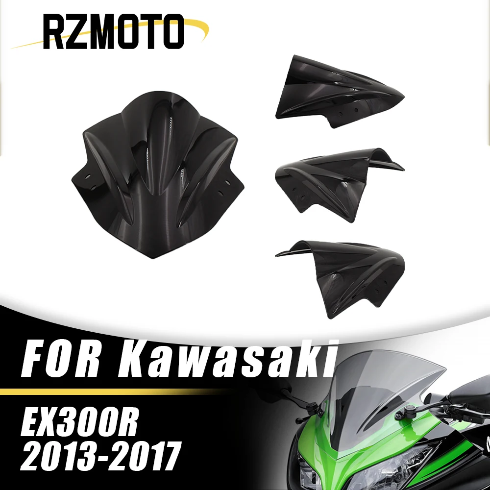 Защита экрана лобового стекла мотоцикла для скутера Kawasaki Ninja 300 R EX300 EX300R ex300 r 2013-2017
