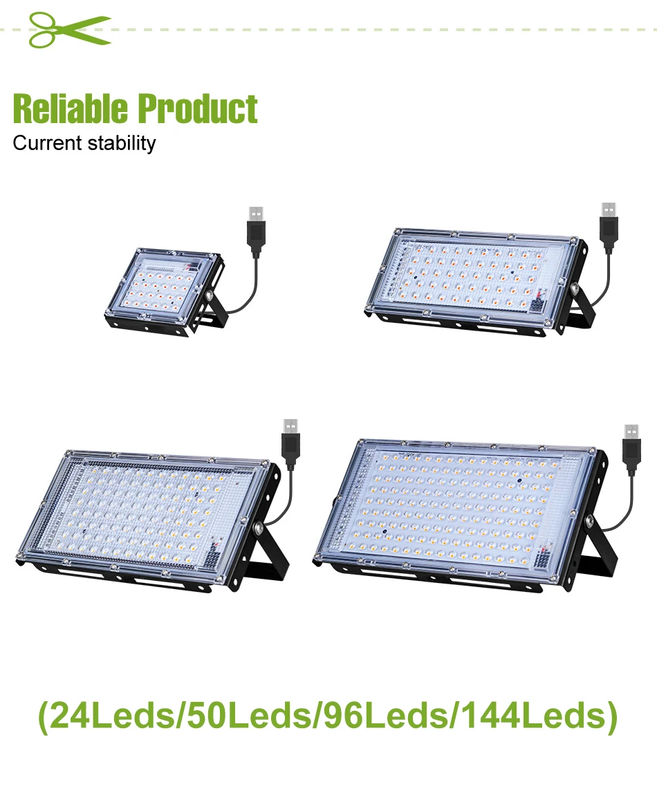 200W Grow Lamp Full Spectrum Plant Lamp Indoor Greenhouse Tent Growbox Flowers Potted Plants Succulent Cultivation Fill Lighting