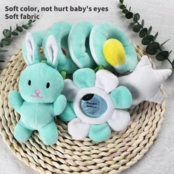 Stroller Toy Car Seat Toy for Baby Infant Spiral Activity Plush Hanging Rattle Toys Crib Mobile BB Squeaker Bell Rattles Toy