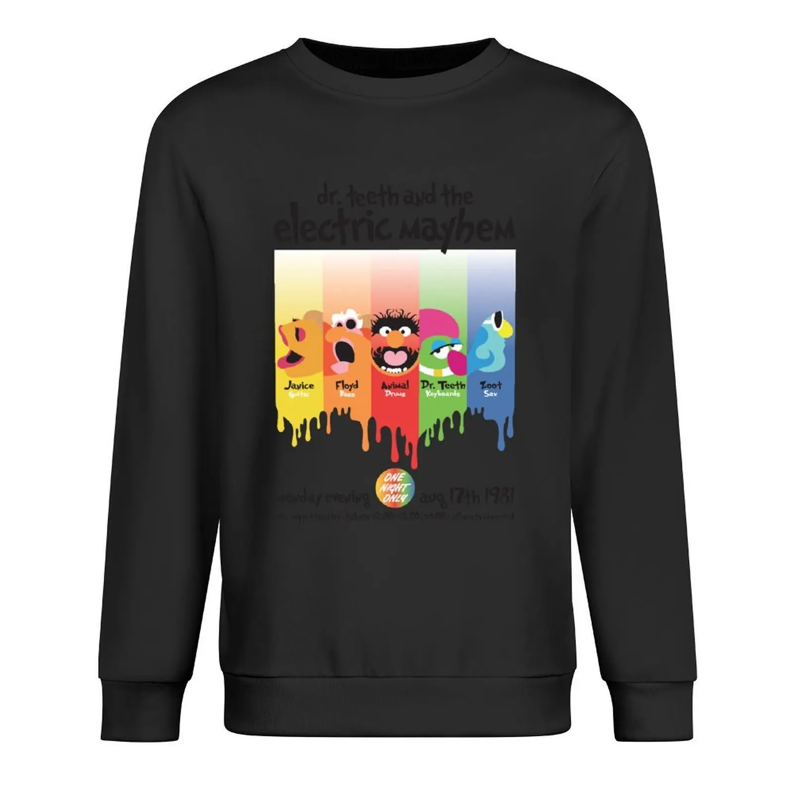 

Dr. Teeth and the Electric Mayhem Pullover men wear aesthetic clothing anime clothes mens clothes anime sweatshirt