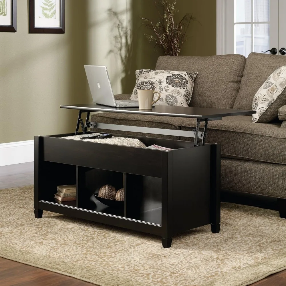 Edge Water Lift Top Coffee Table Salon Furniture Living Room Estate Black Finish Freight Free Dinning Tables Sets Mesa Lateral