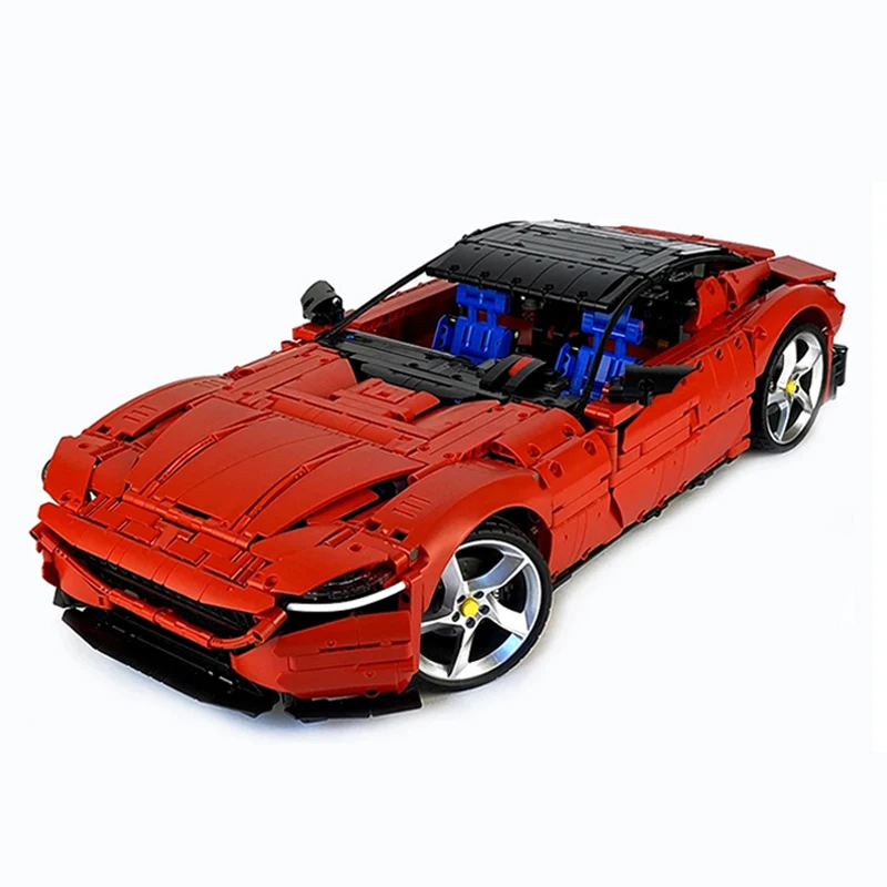 MOC 123054 Technical Sports Car Buidling Block Compatible 42143 Speed Vehicle Brick Educational Toy Christmas Gift For Boys Kids