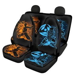 なると Anime Print Full Set Vehicle Seat Cover for Men Cool Non-skid Front/Back Car Seat Cover fit Most Car SUV Van Car Accessories