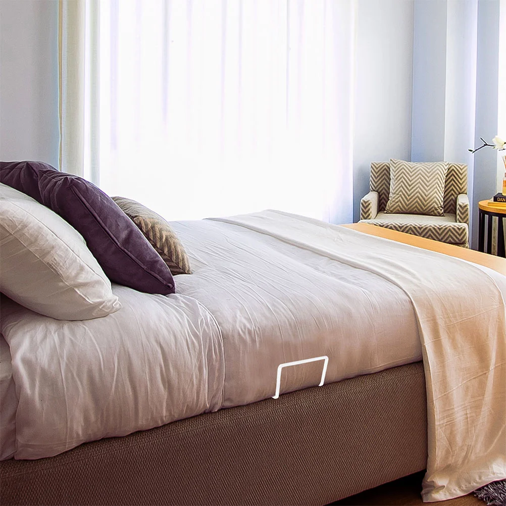 Barres de Retenue de Matelas, Stabilisateurs en Métal, Empêche le Coulissement, Cadre de Lit en Fer le Plus Récent en Fibre, 2 Pièces