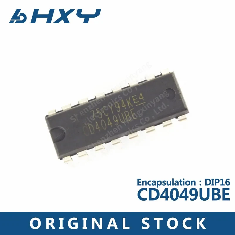 10PCS CD4049UBE DIP16 in line six inverting buffer/converter chip